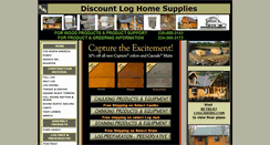 Desktop Screenshot of discountloghomesupplies.com